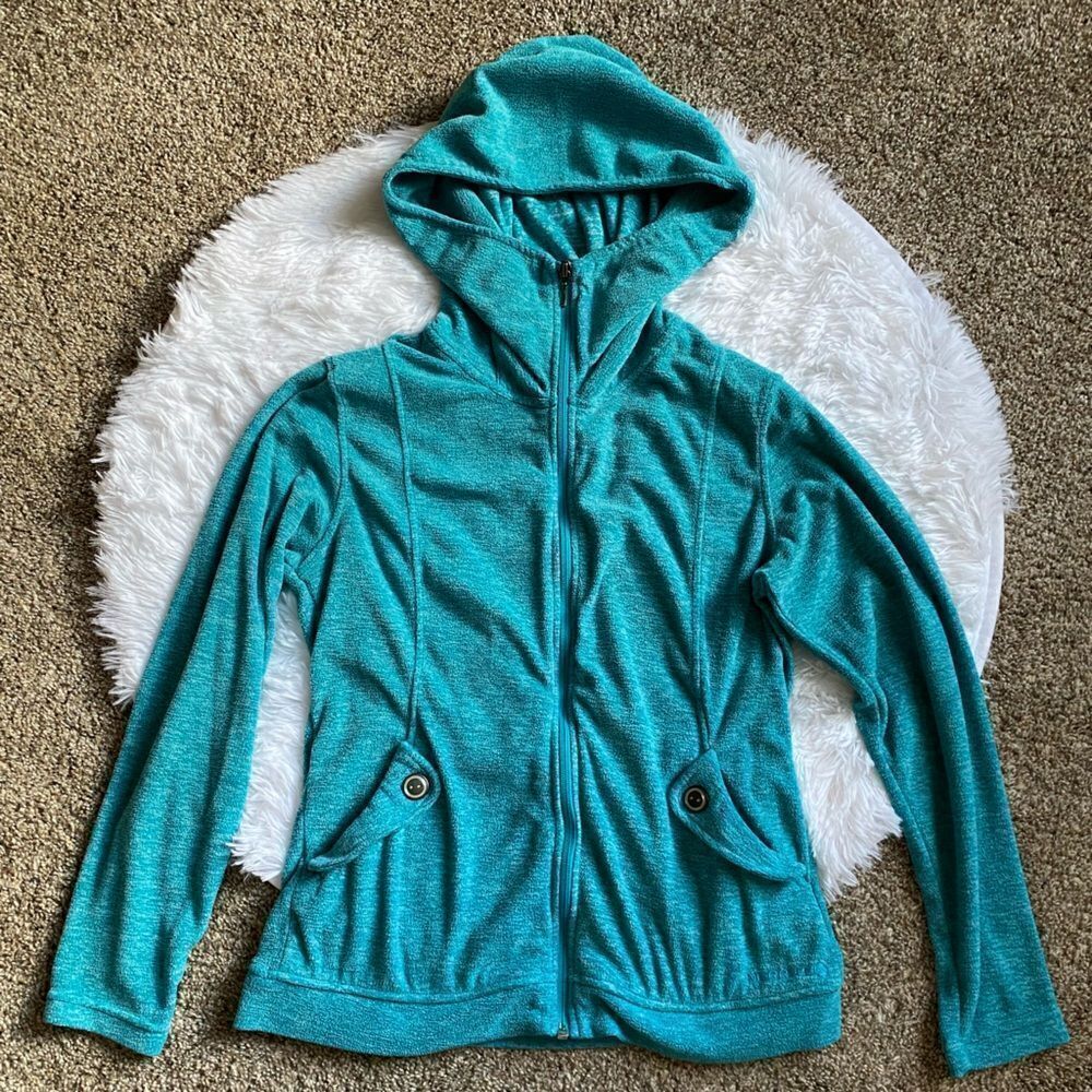 Merrell Blue Hooded Jacket Womens Size Medium